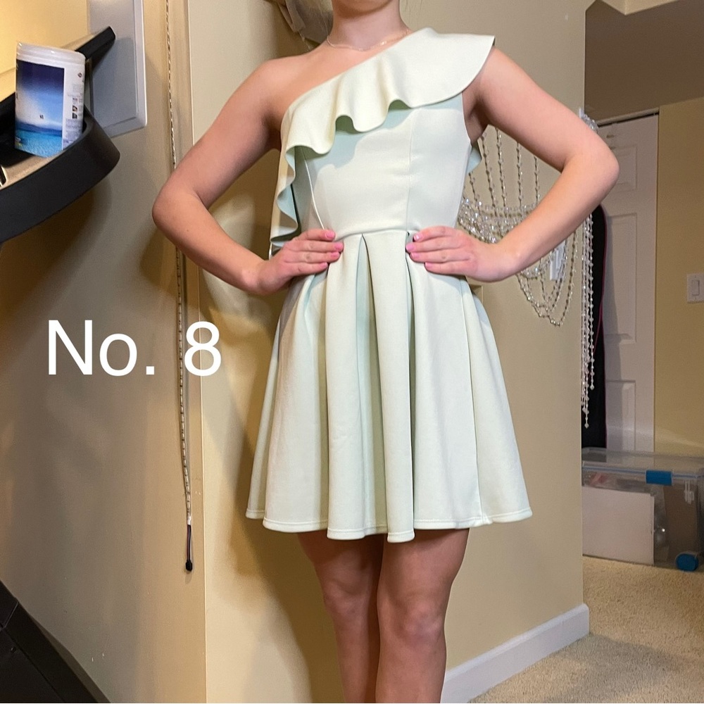 One shoulder sun dress